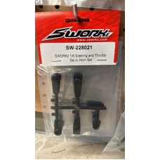SWORKz 1/8 Steering and Throttle Servo Horn Set