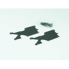 SWORKz S35-4 Series Pro-composite Carbon Arched-Bridge-System Rear Lower Arm Cover(1.0mm)(2PC)