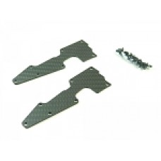 S35-T2/e Pro Composite Carbon FR Lower Arm Cover (1.5mm) (2Pc