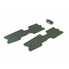 S35-T2/e Pro Composite Carbon RR Lower Arm Cover (1.5mm) (2Pc)