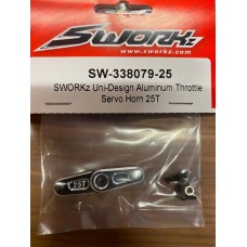 SWORKz Uni-Design Aluminum Throttle Servo Horn 25T