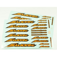 SWORKz Speed Logo Sticker (PushBar)( FO)(2pc)